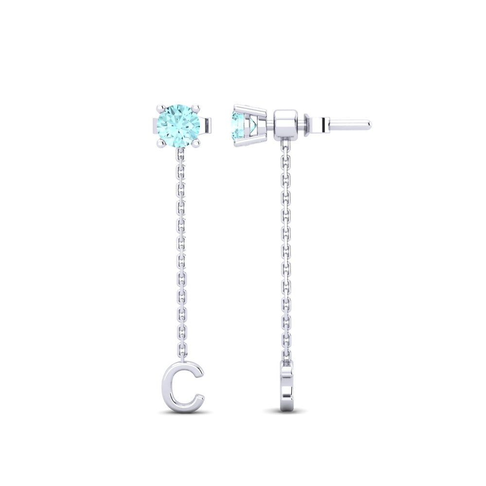 Aquamarine Women's Earring Aundrea C