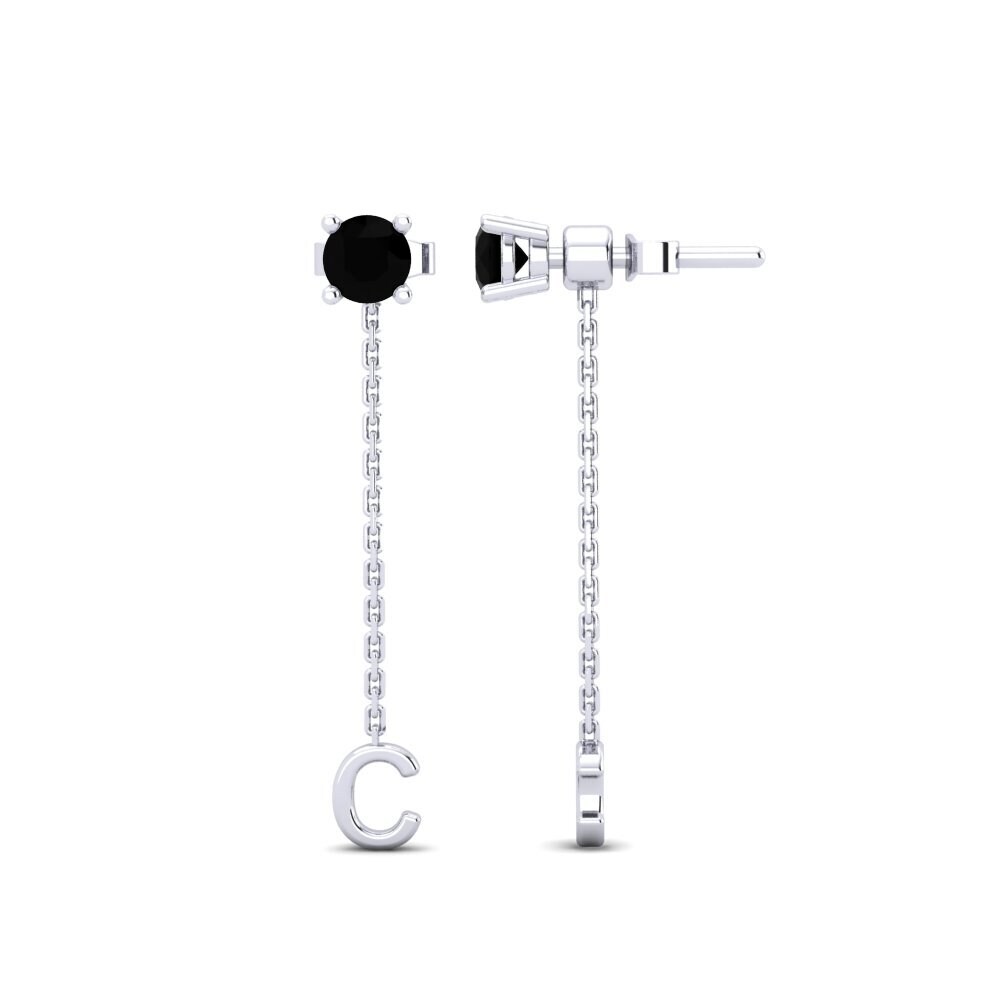 Black Sapphire Women's Earring Aundrea C