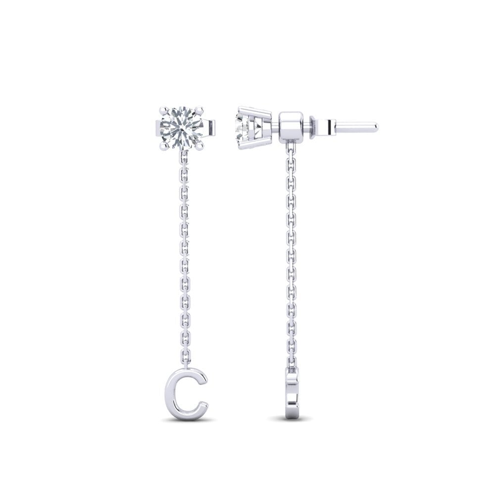 White Zircon Women's Earring Aundrea C