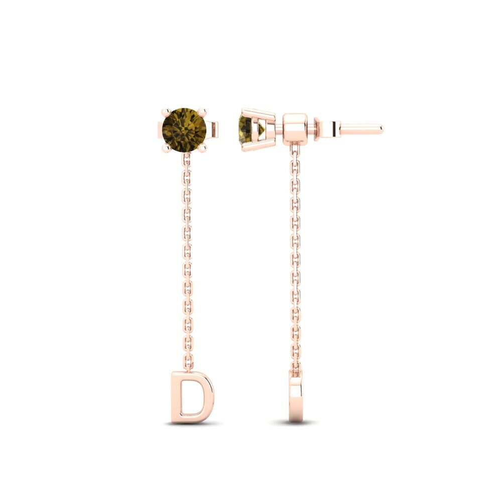 Brown Zircon Women's Earring Aundrea D