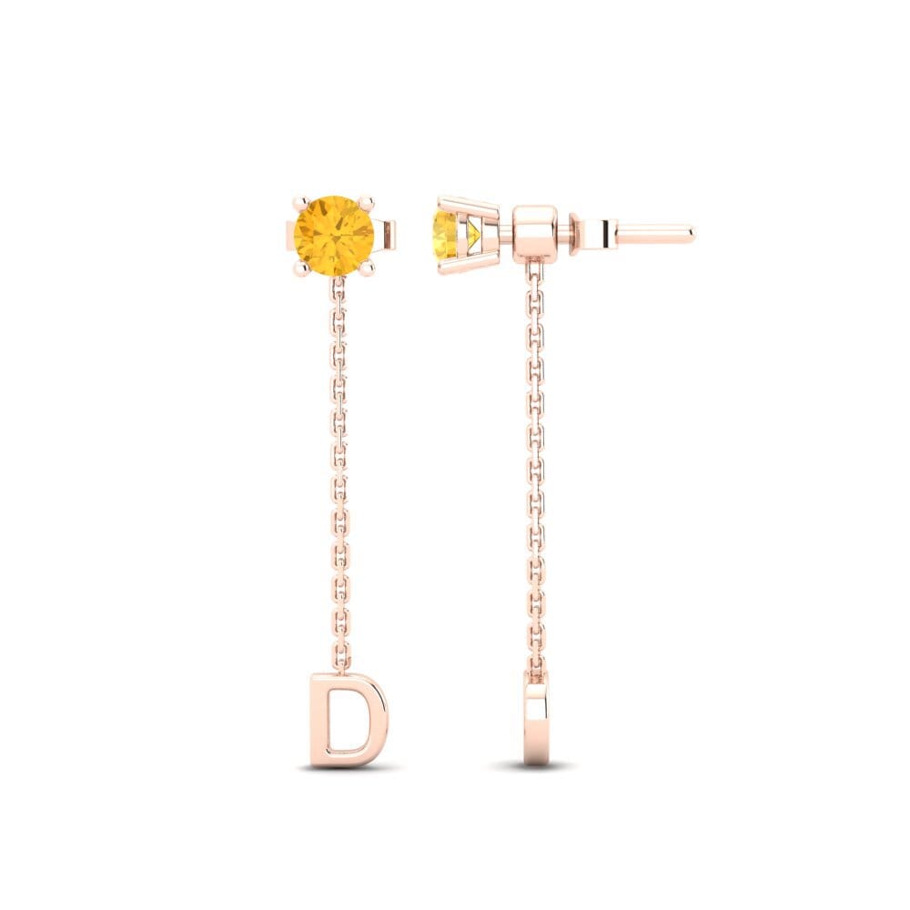 Citrine Women's Earring Aundrea D