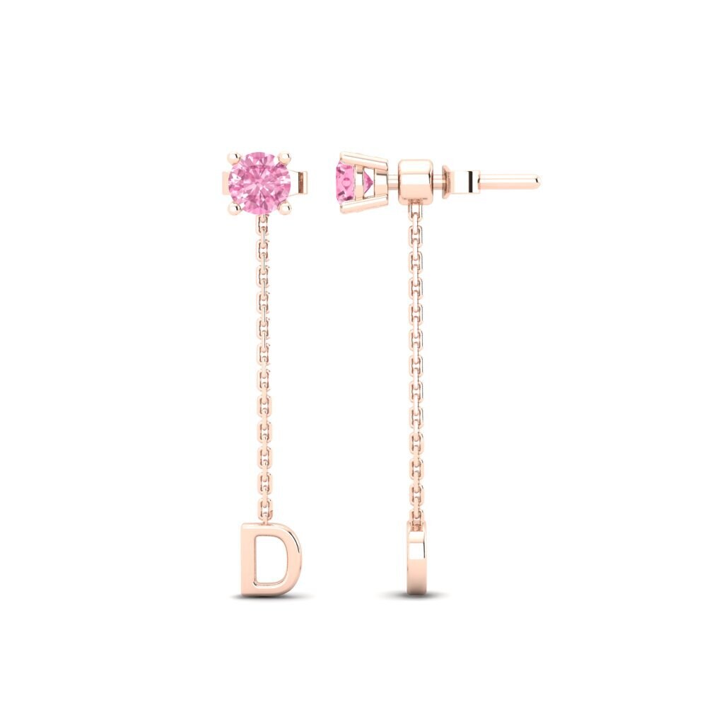Pink Sapphire Women's Earring Aundrea D