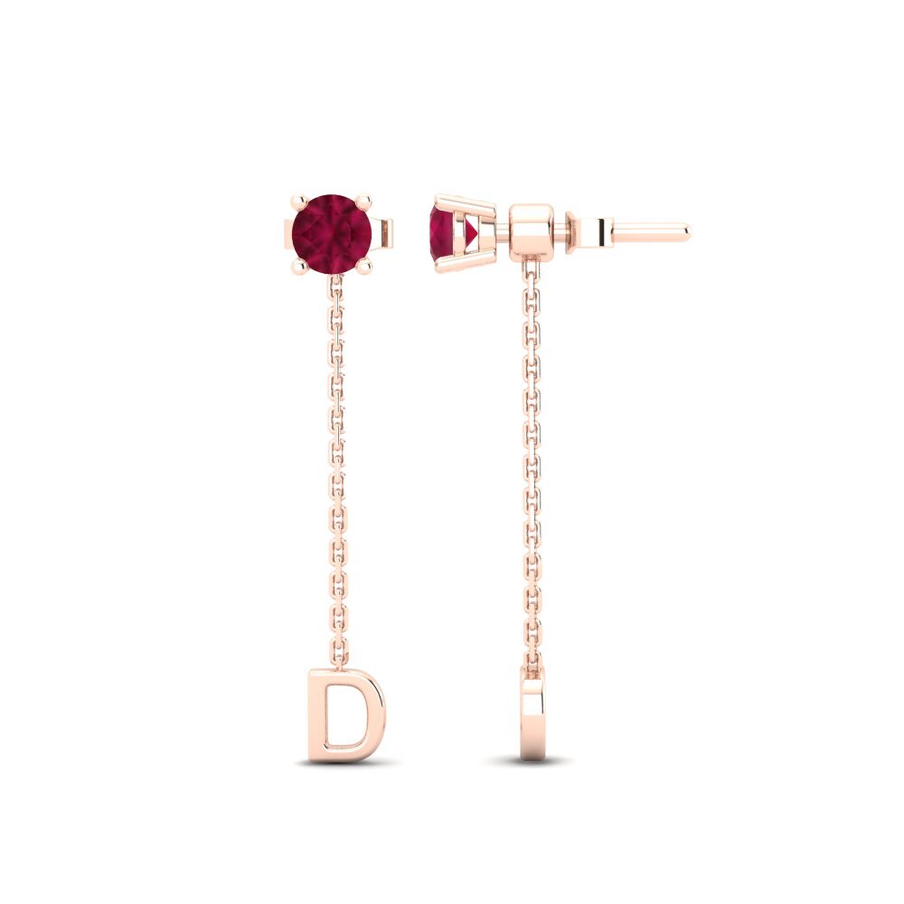 Ruby Women's Earring Aundrea D
