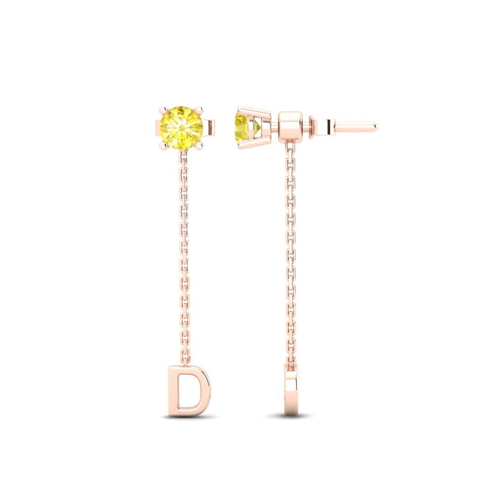 Yellow Sapphire Women's Earring Aundrea D