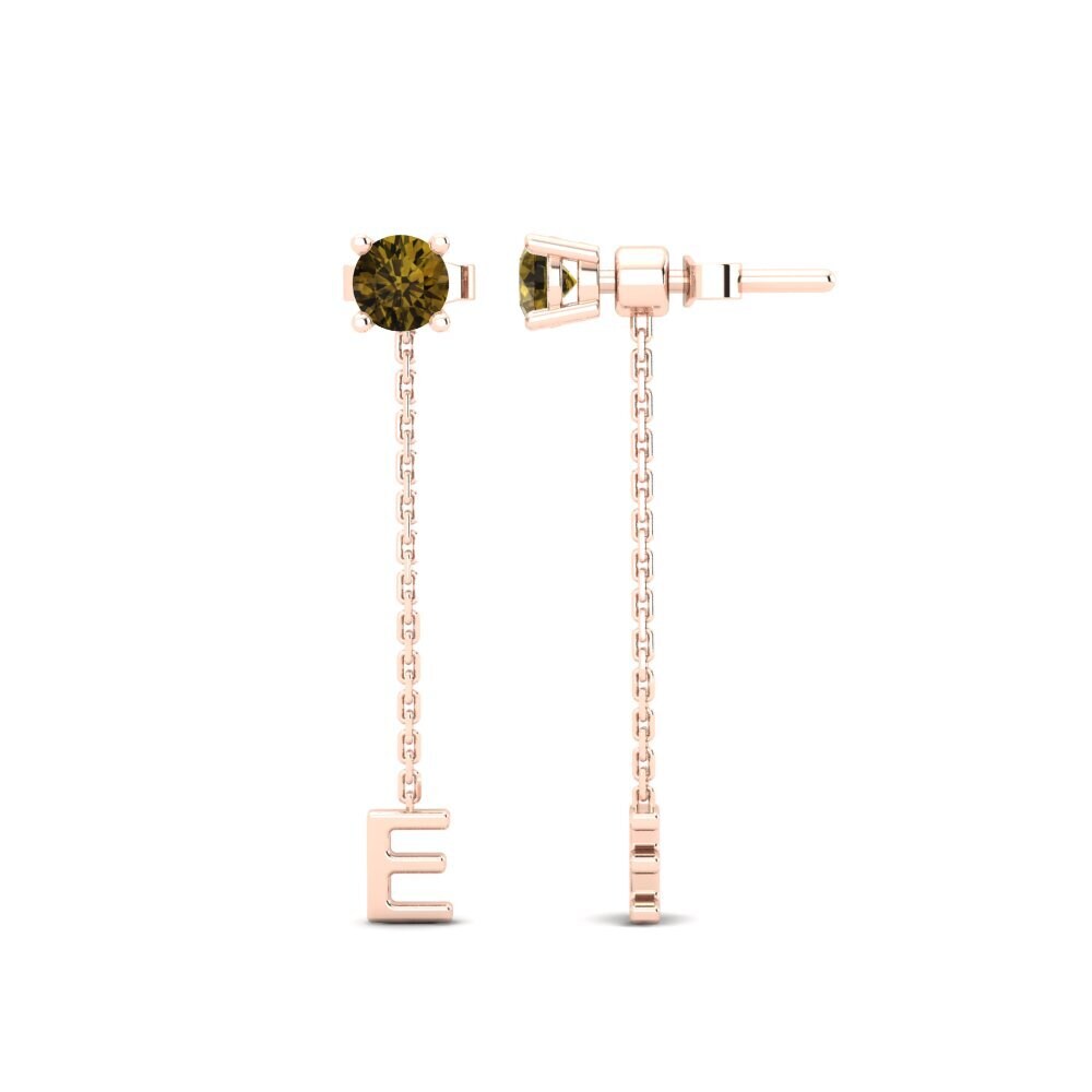 Brown Zircon Women's Earring Aundrea E
