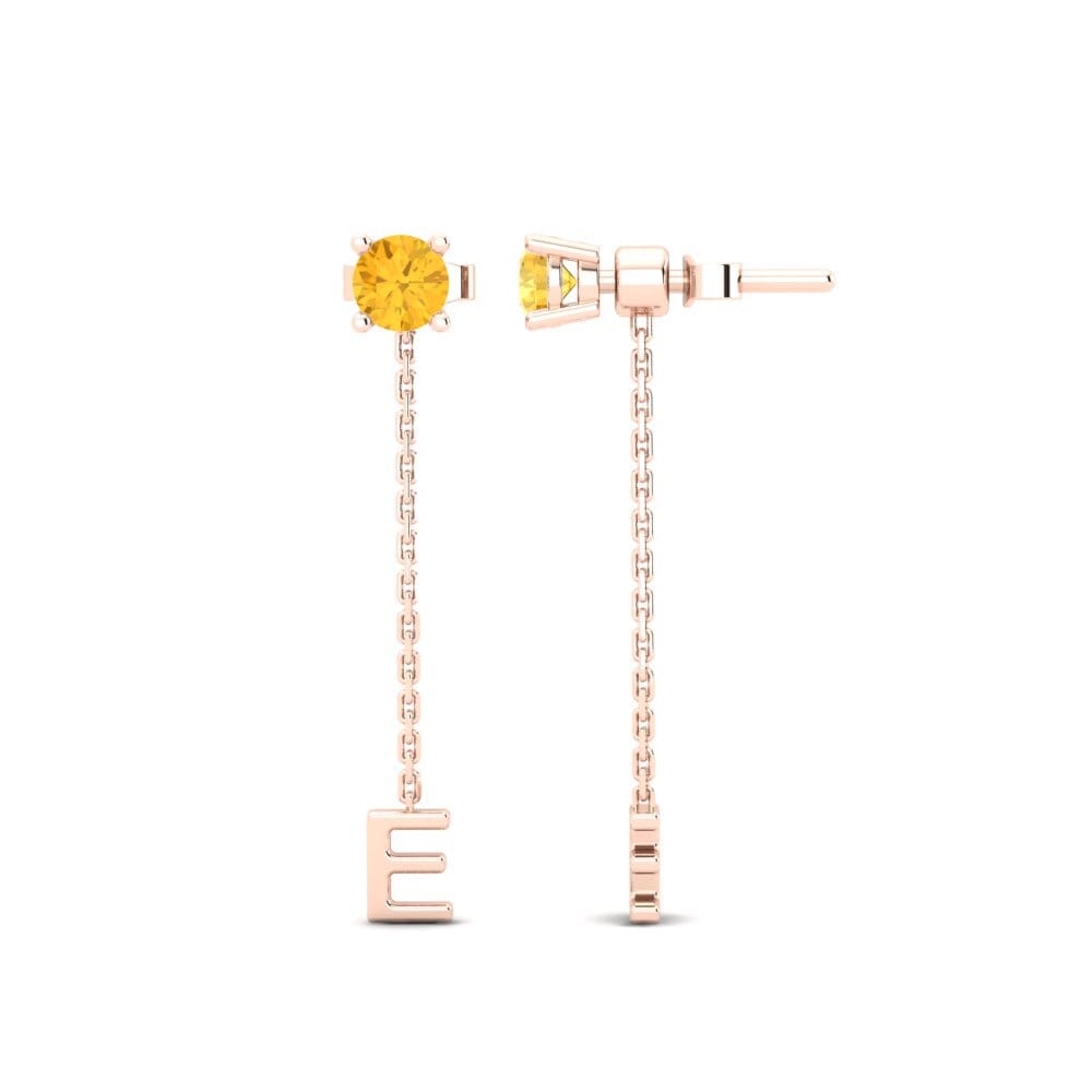 Citrine Women's Earring Aundrea E