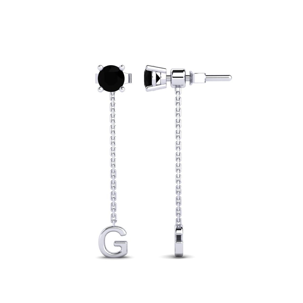 Black Sapphire Women's Earring Aundrea G
