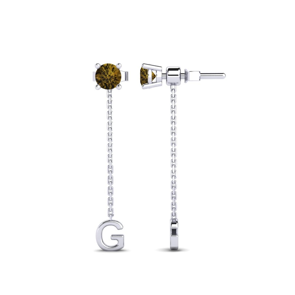 Brown Zircon Women's Earring Aundrea G