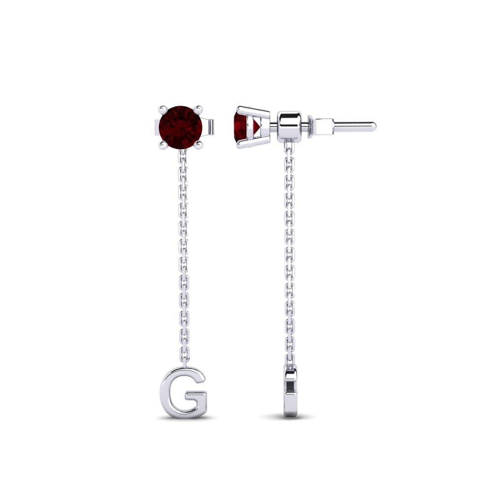 Garnet Women's Earring Aundrea G