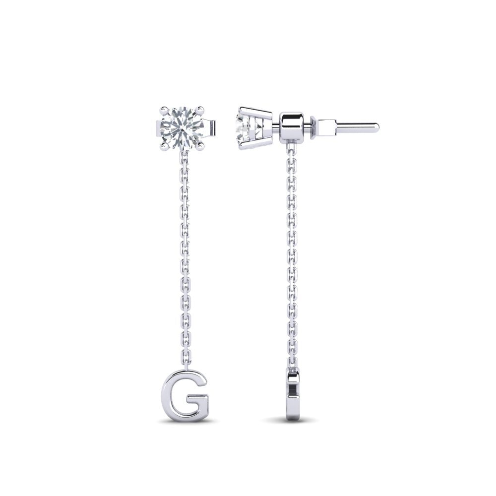 White Zircon Women's Earring Aundrea G
