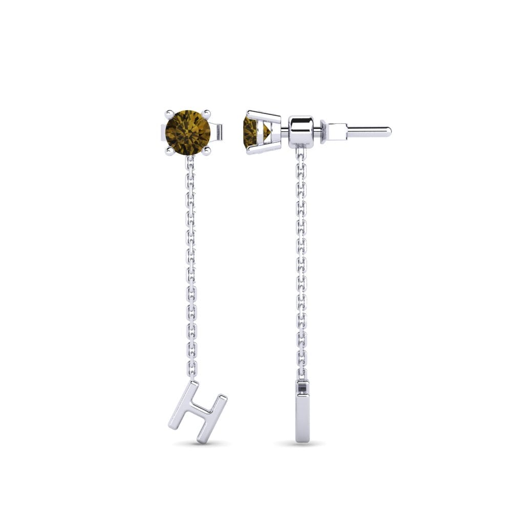 Brown Zircon Women's Earring Aundrea H