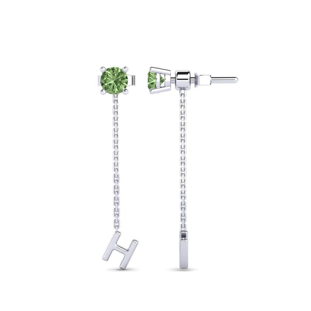 Green Sapphire Women's Earring Aundrea H