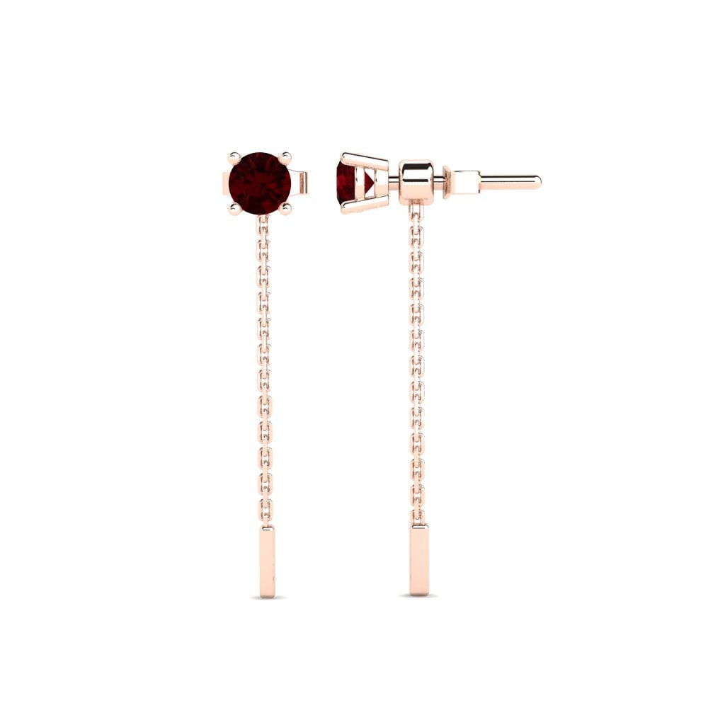Garnet Women's Earring Aundrea I