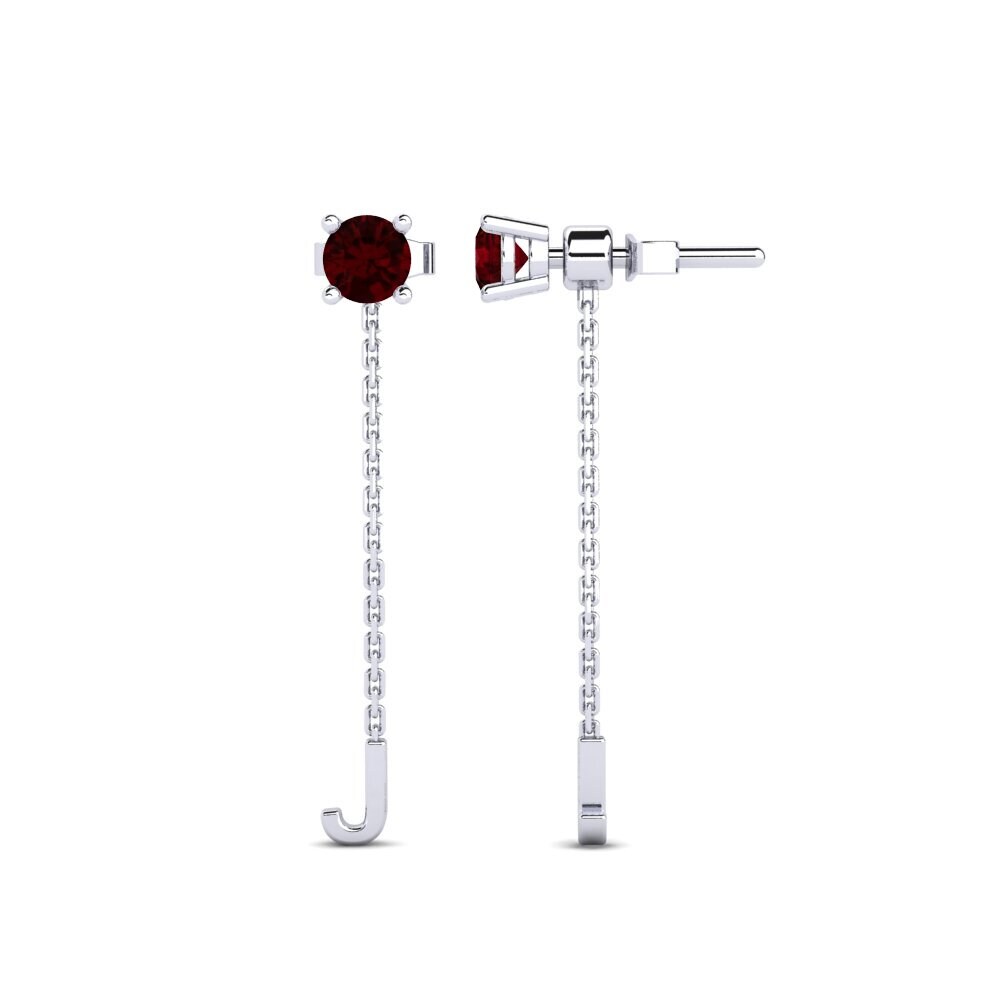 Garnet Women's Earring Aundrea J