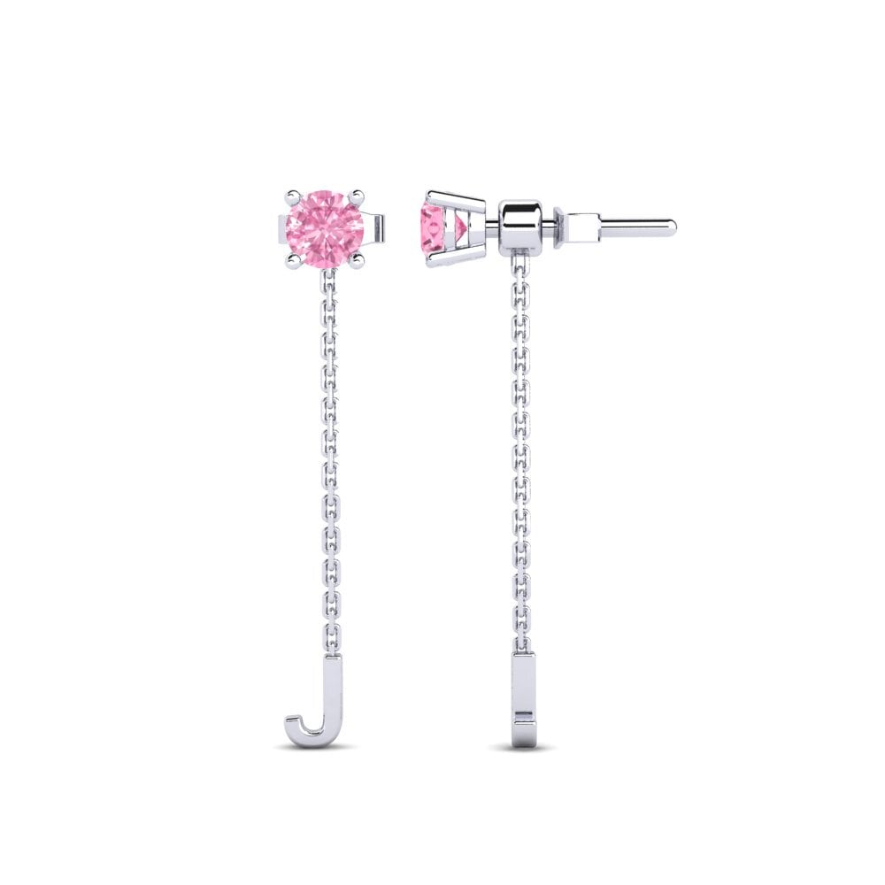 Pink Sapphire Women's Earring Aundrea J