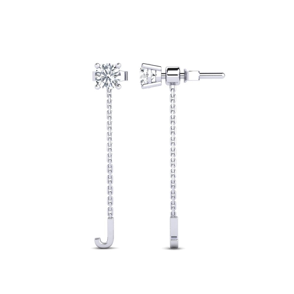White Zircon Women's Earring Aundrea J