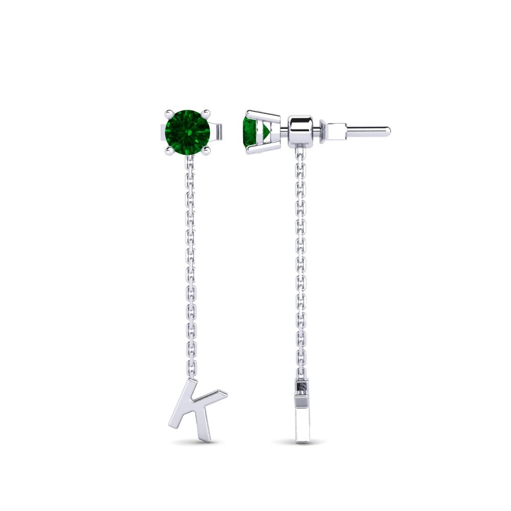 Green Zirconia Women's Earring Aundrea K