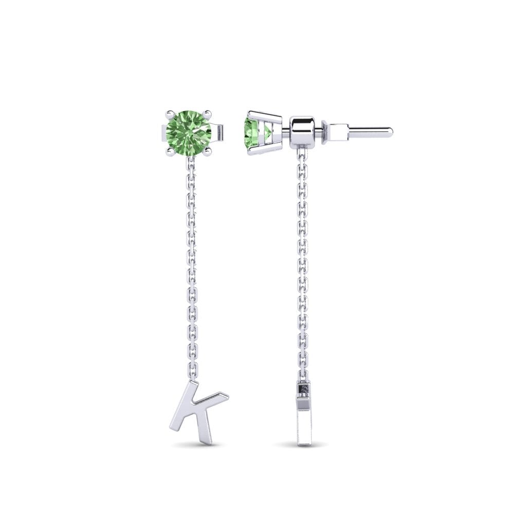Green Diamond Women's Earring Aundrea K