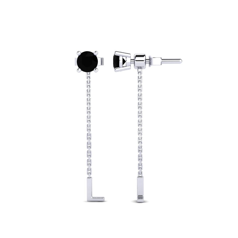 Black Sapphire Women's Earring Aundrea L
