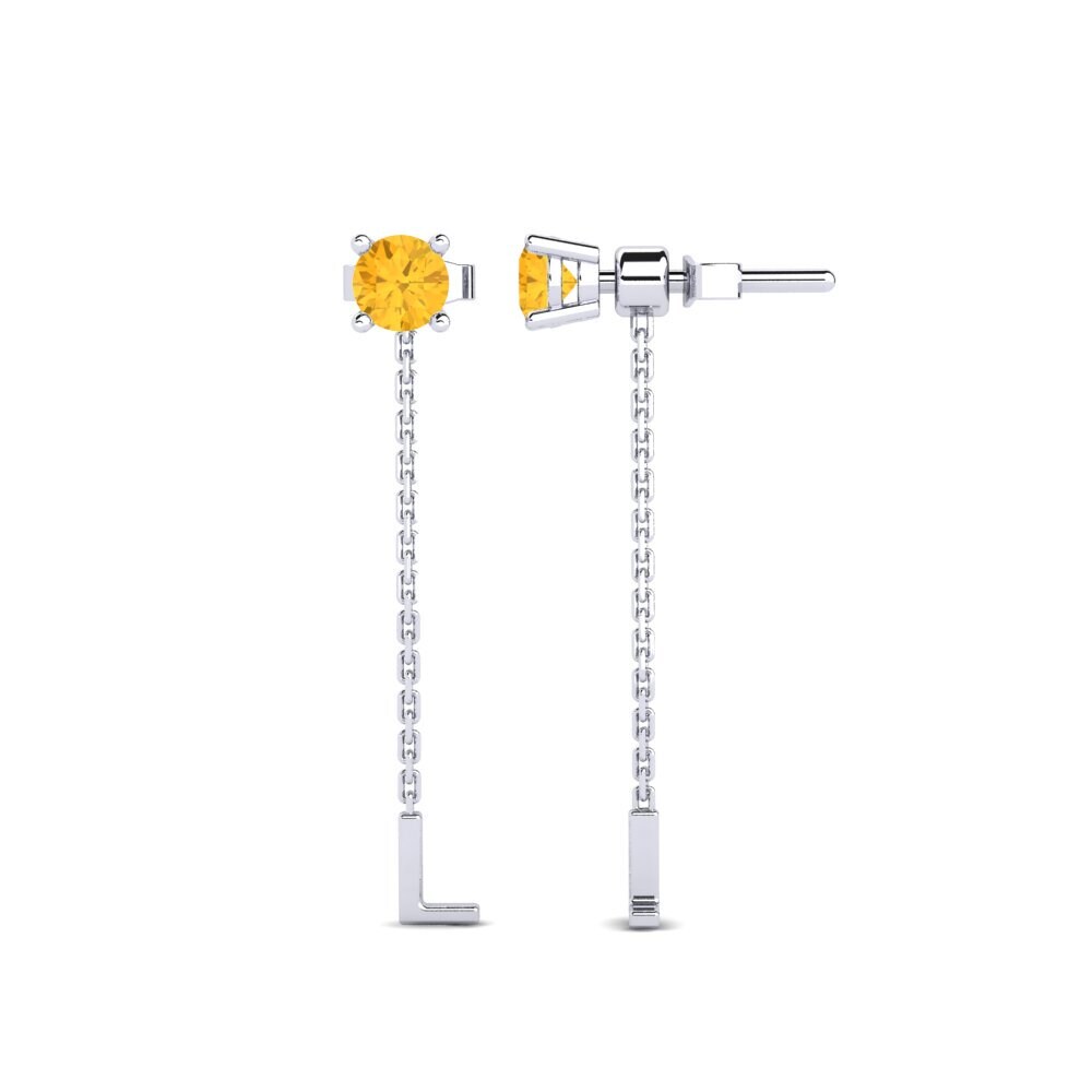 Citrine Women's Earring Aundrea L