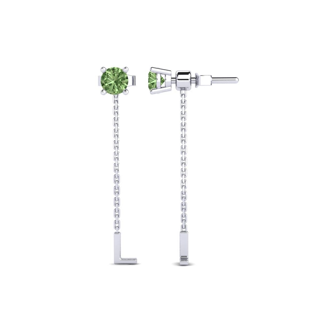 Green Sapphire Women's Earring Aundrea L