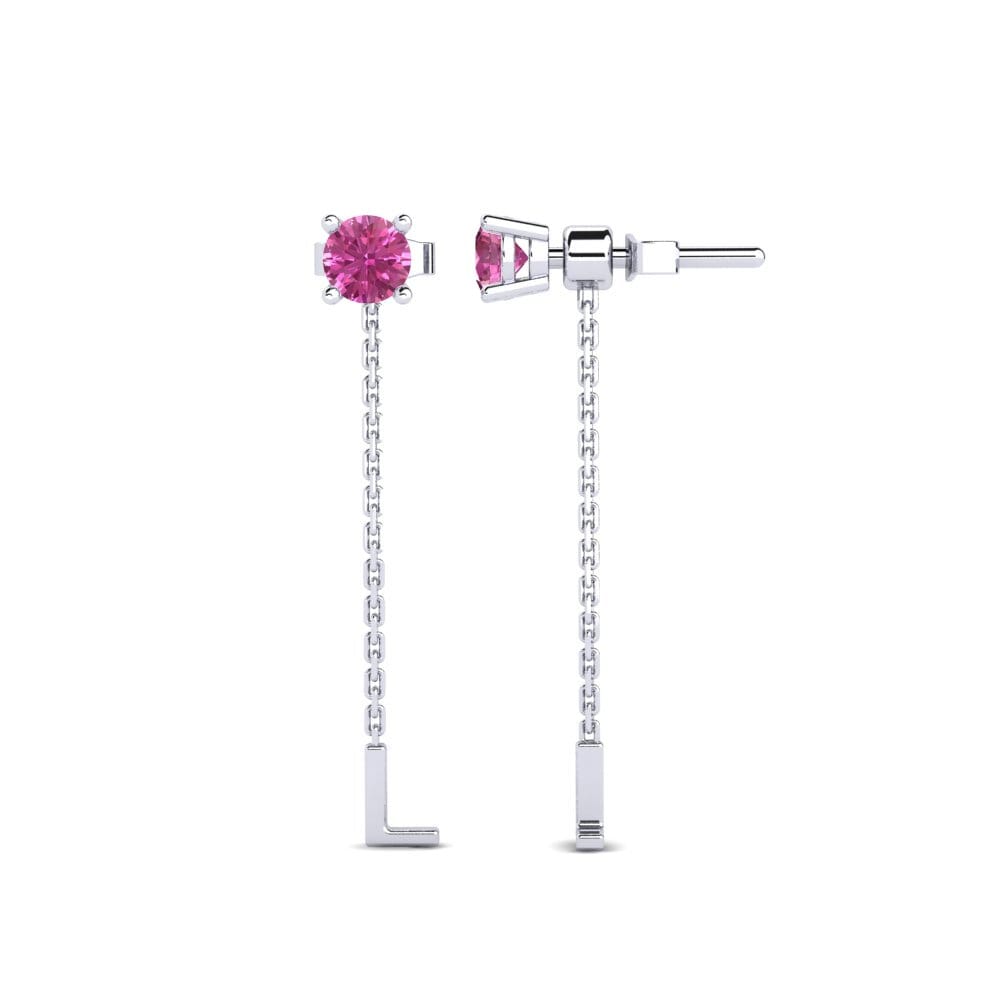 Pink Topaz Women's Earring Aundrea L