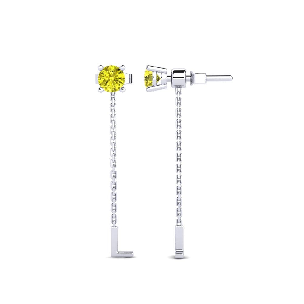 Yellow Diamond Women's Earring Aundrea L