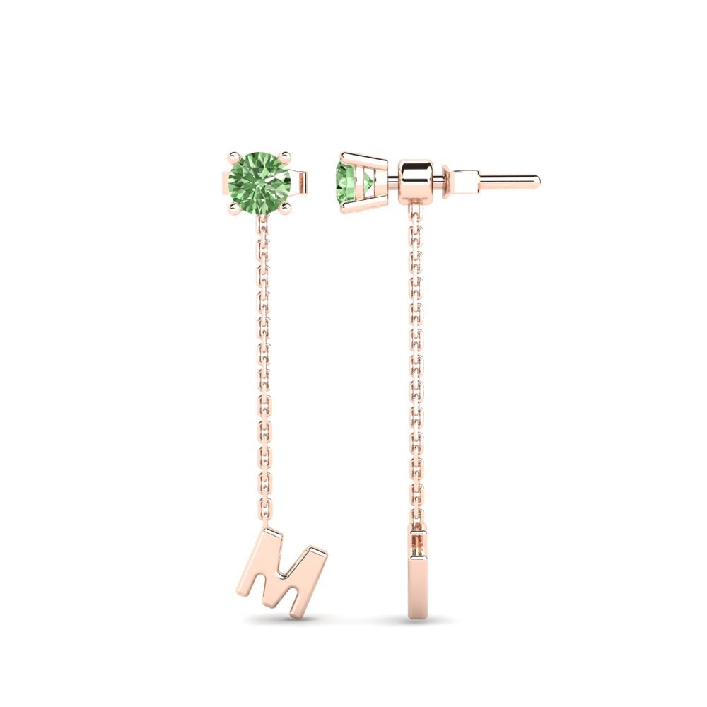 Green Diamond Women's Earring Aundrea M