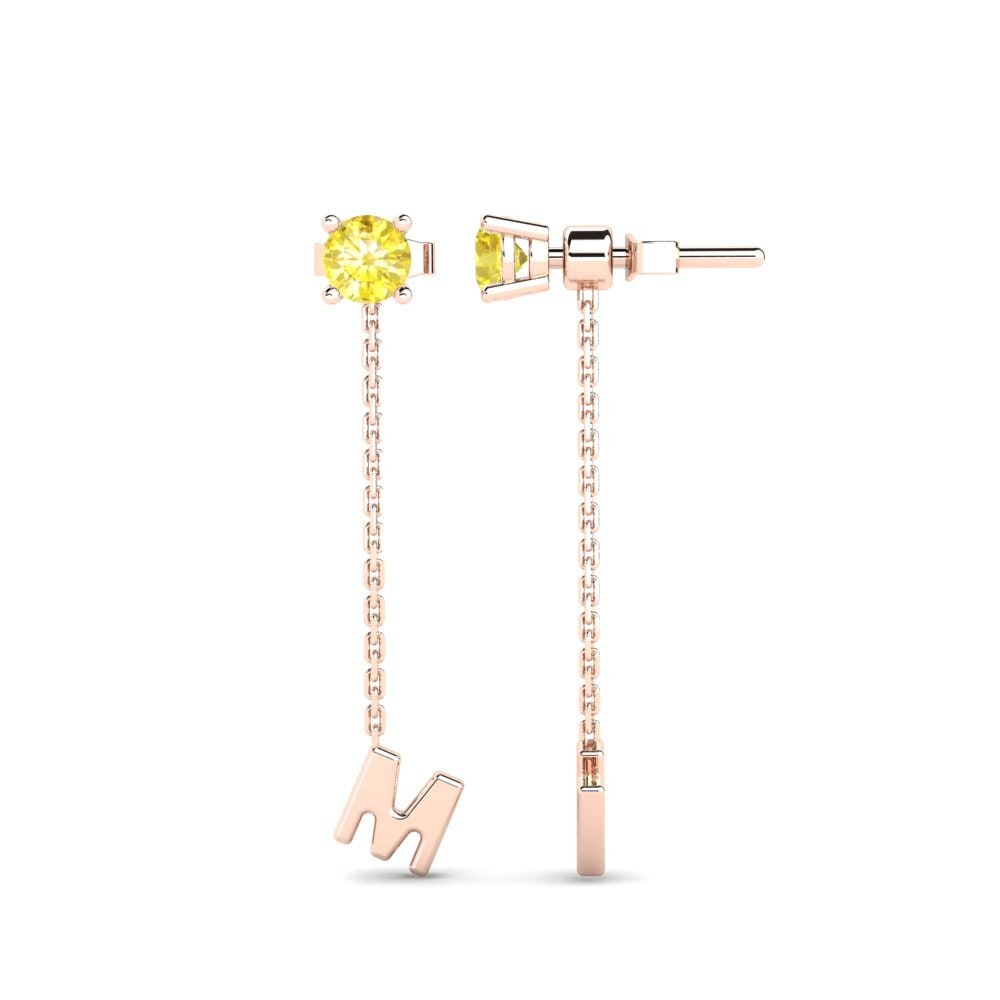 Yellow Sapphire Women's Earring Aundrea M