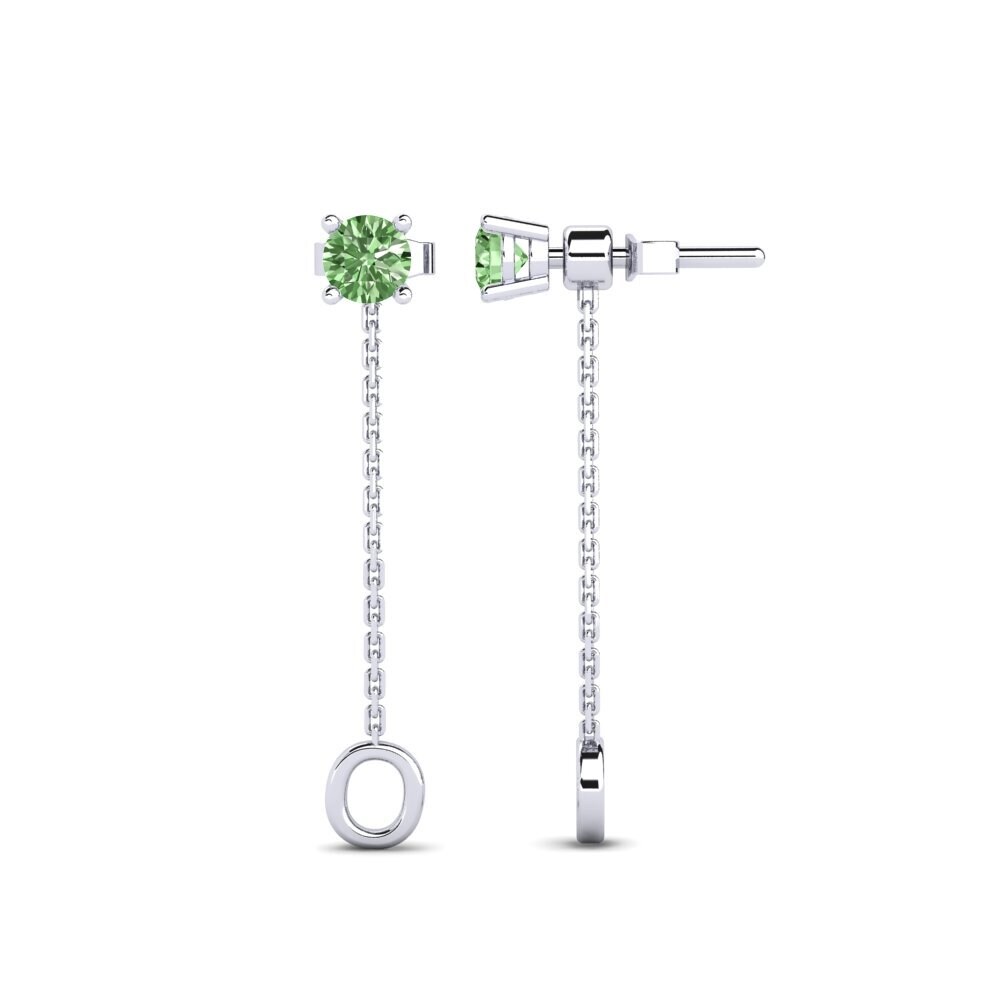 Green Diamond Women's Earring Aundrea O