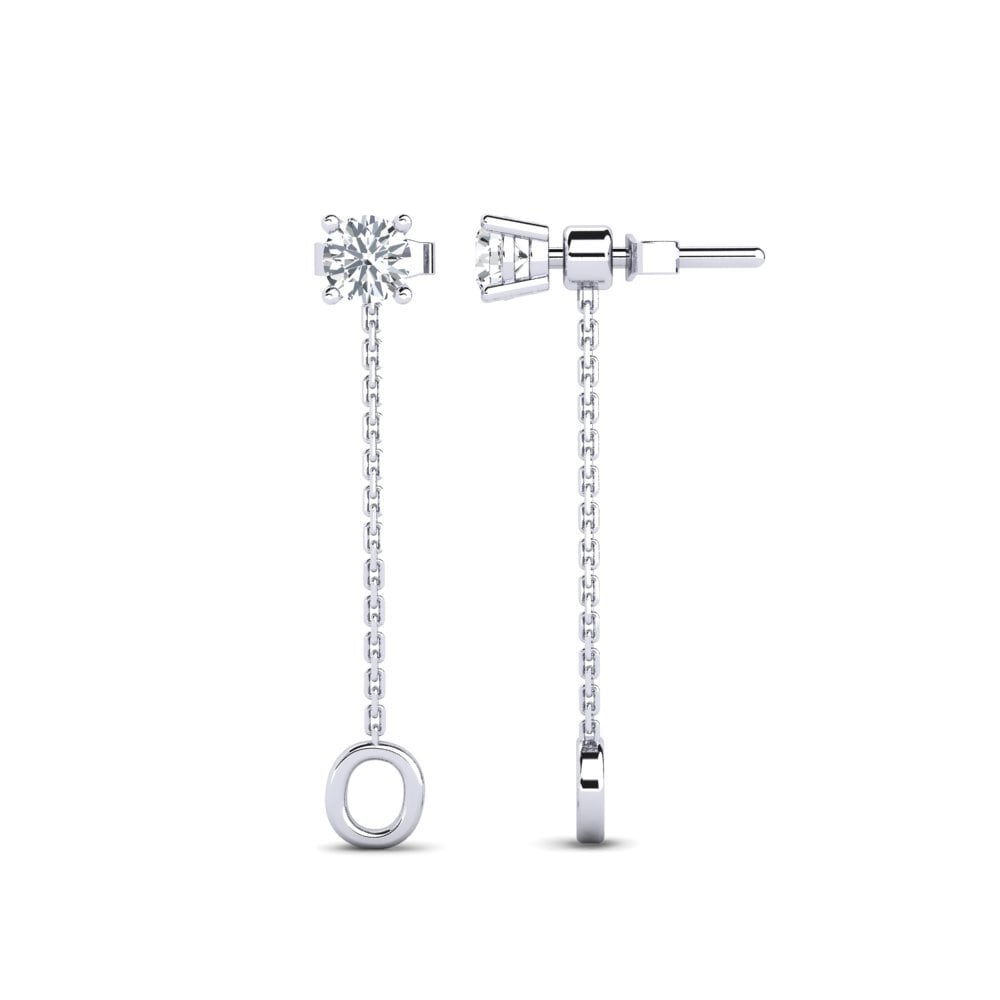 White Zircon Women's Earring Aundrea O
