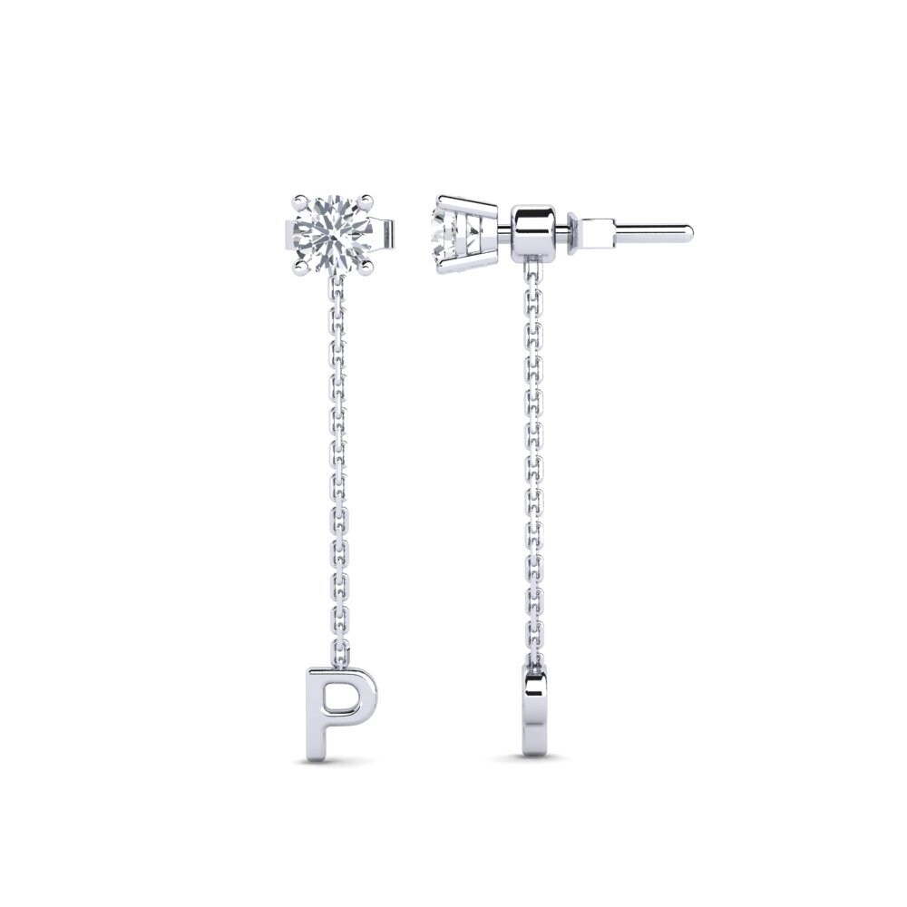 White Zircon Women's Earring Aundrea P