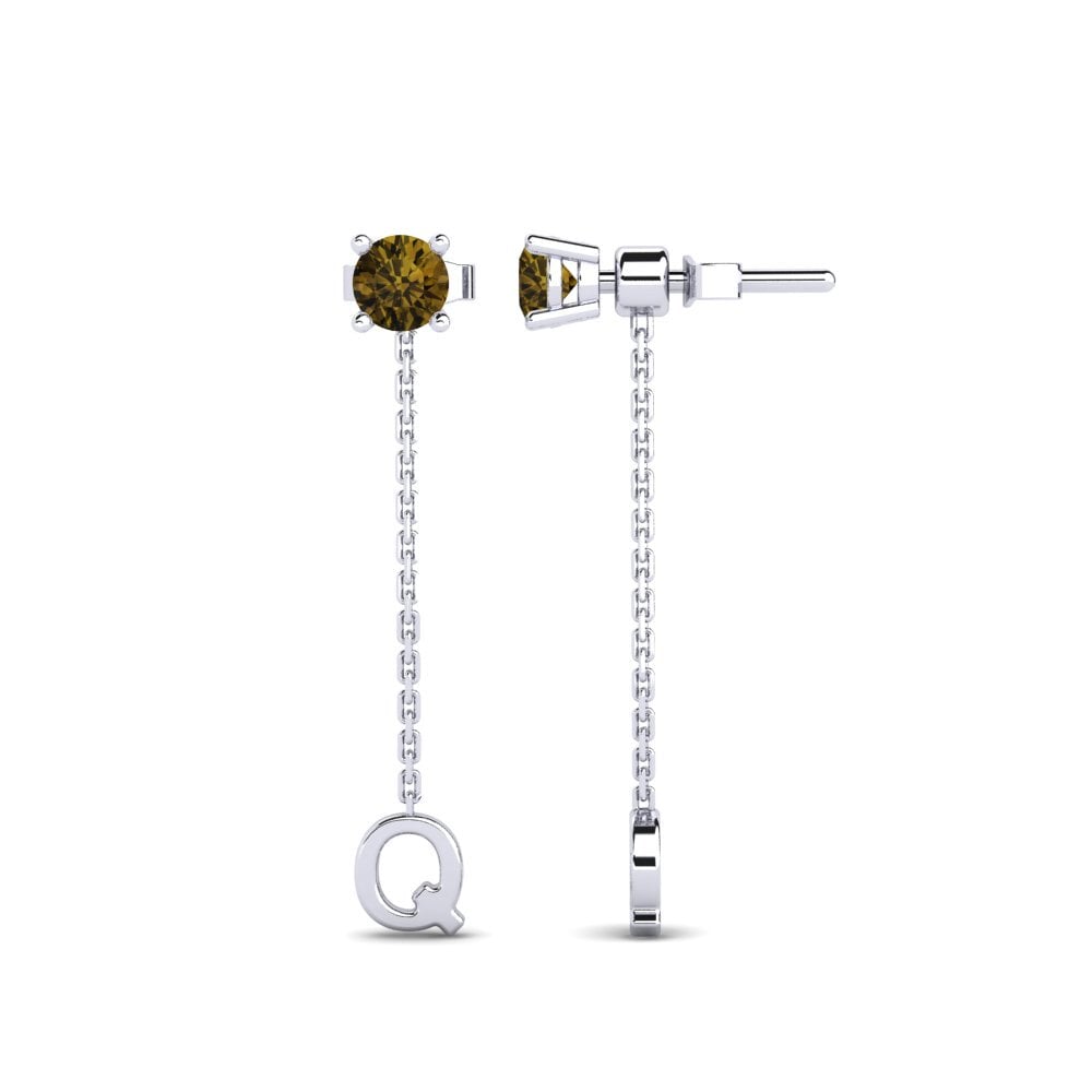 Brown Zircon Women's Earring Aundrea Q