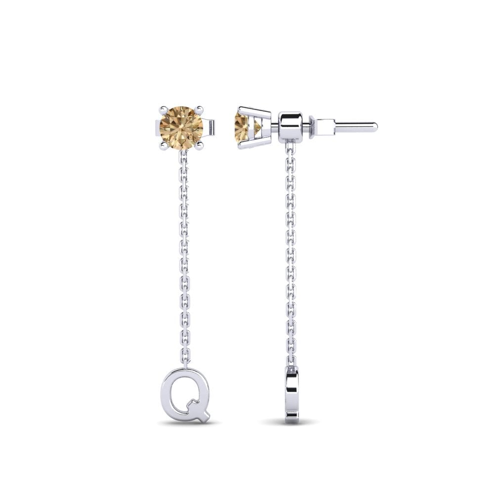 Brown Diamond Women's Earring Aundrea Q
