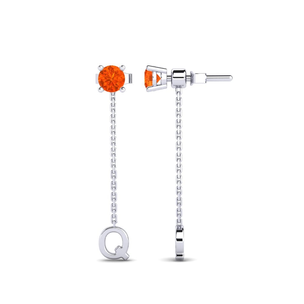 Fire Opal Women's Earring Aundrea Q