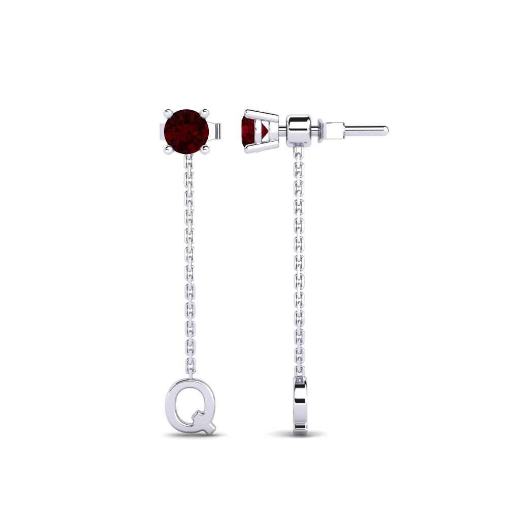 Garnet Women's Earring Aundrea Q