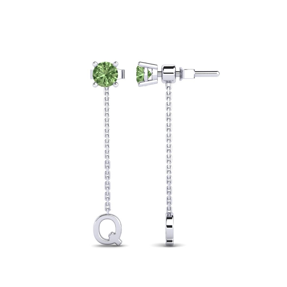 Green Sapphire Women's Earring Aundrea Q