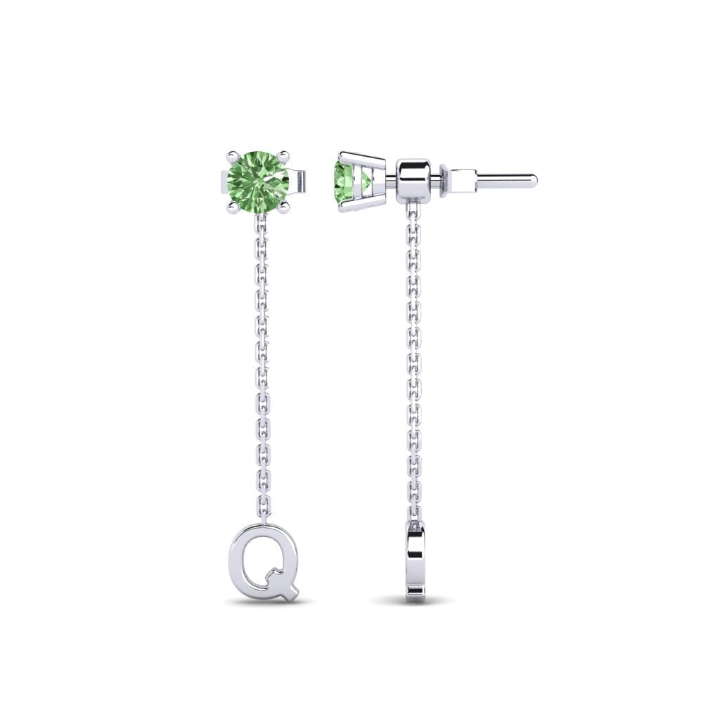 Green Diamond Women's Earring Aundrea Q