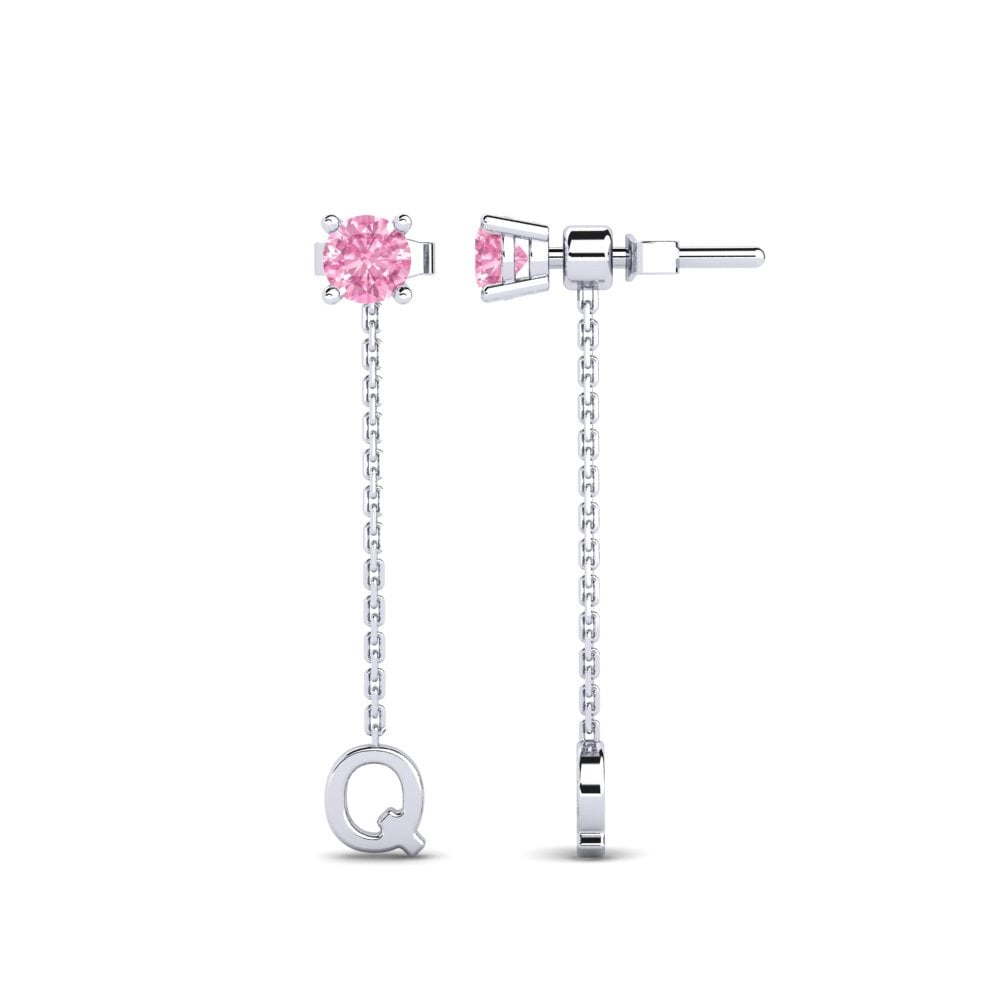 Pink Sapphire Women's Earring Aundrea Q