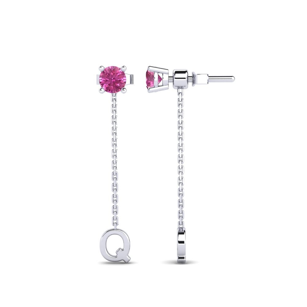 Pink Topaz Women's Earring Aundrea Q