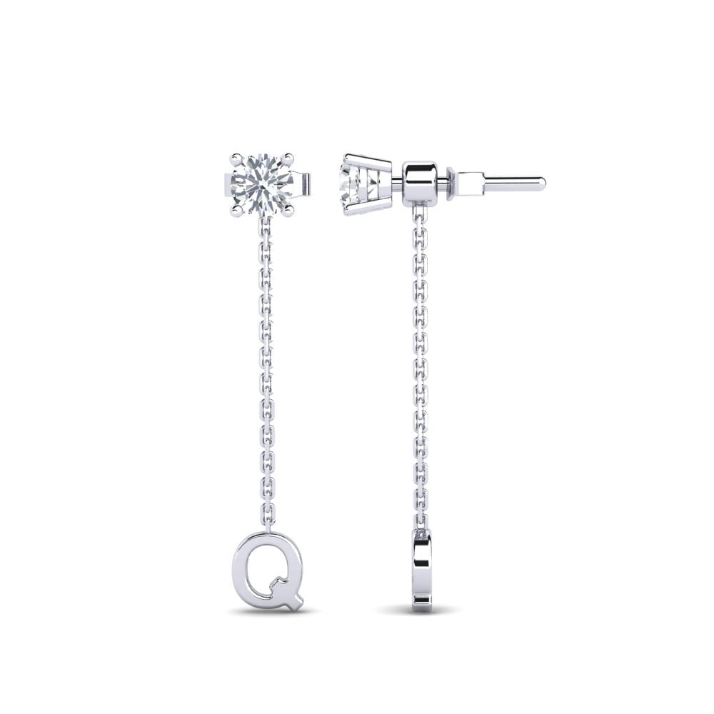 White Zircon Women's Earring Aundrea Q