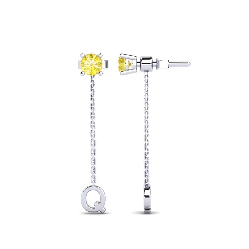 Yellow Sapphire Women's Earring Aundrea Q