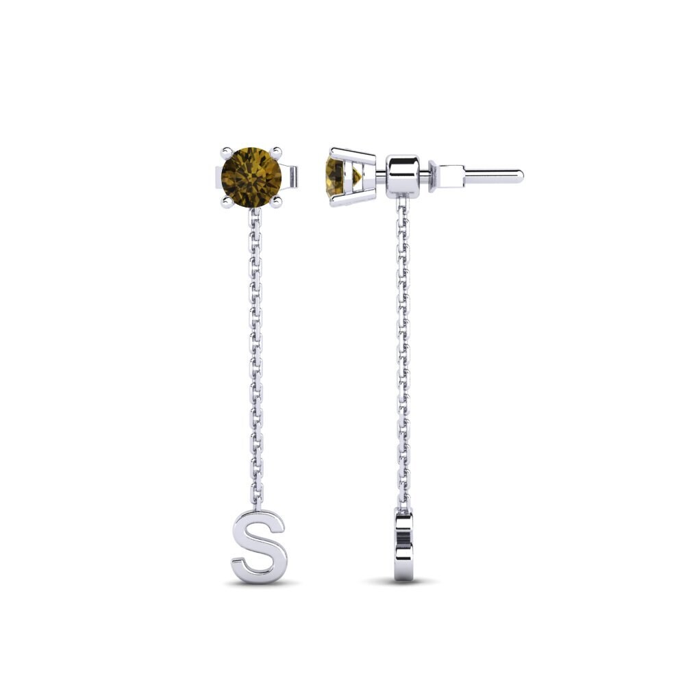 Brown Zircon Women's Earring Aundrea S