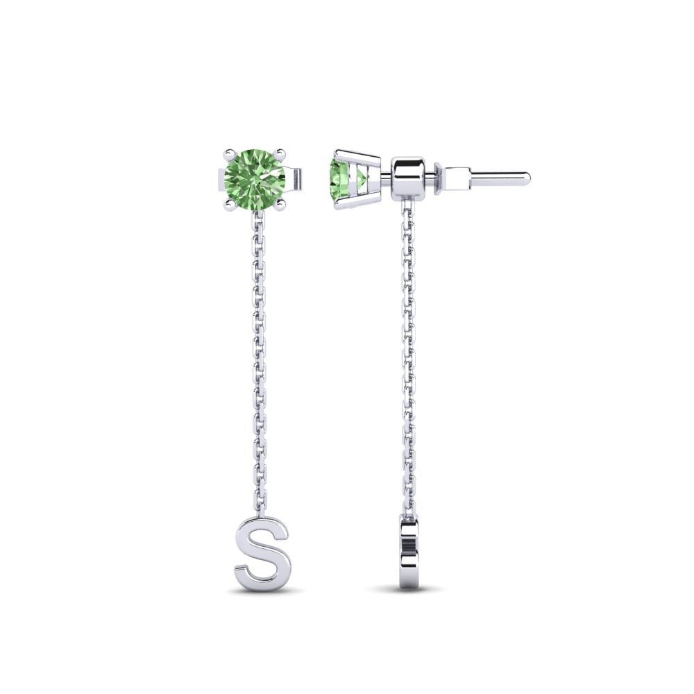 Green Diamond Women's Earring Aundrea S