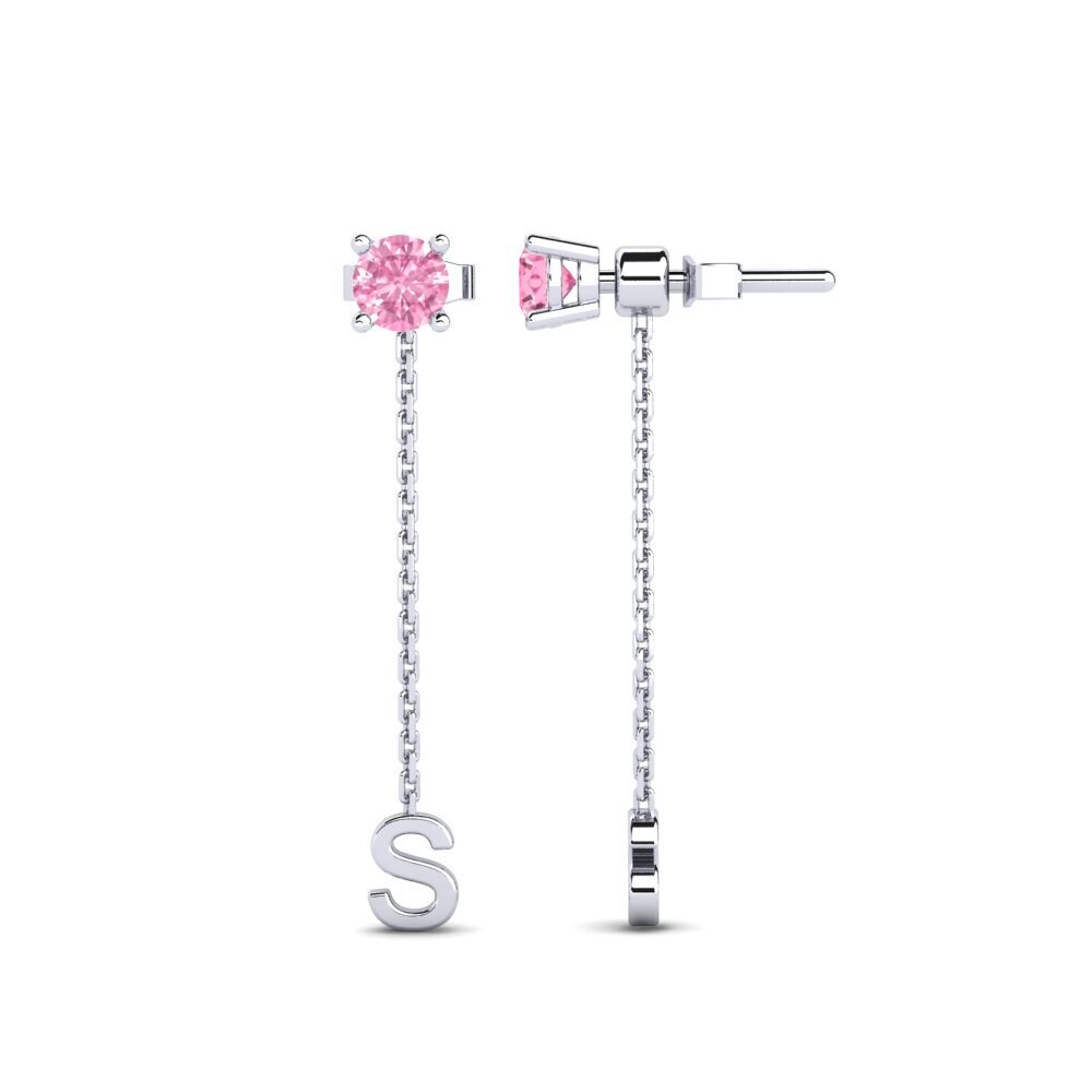 Pink Sapphire Women's Earring Aundrea S