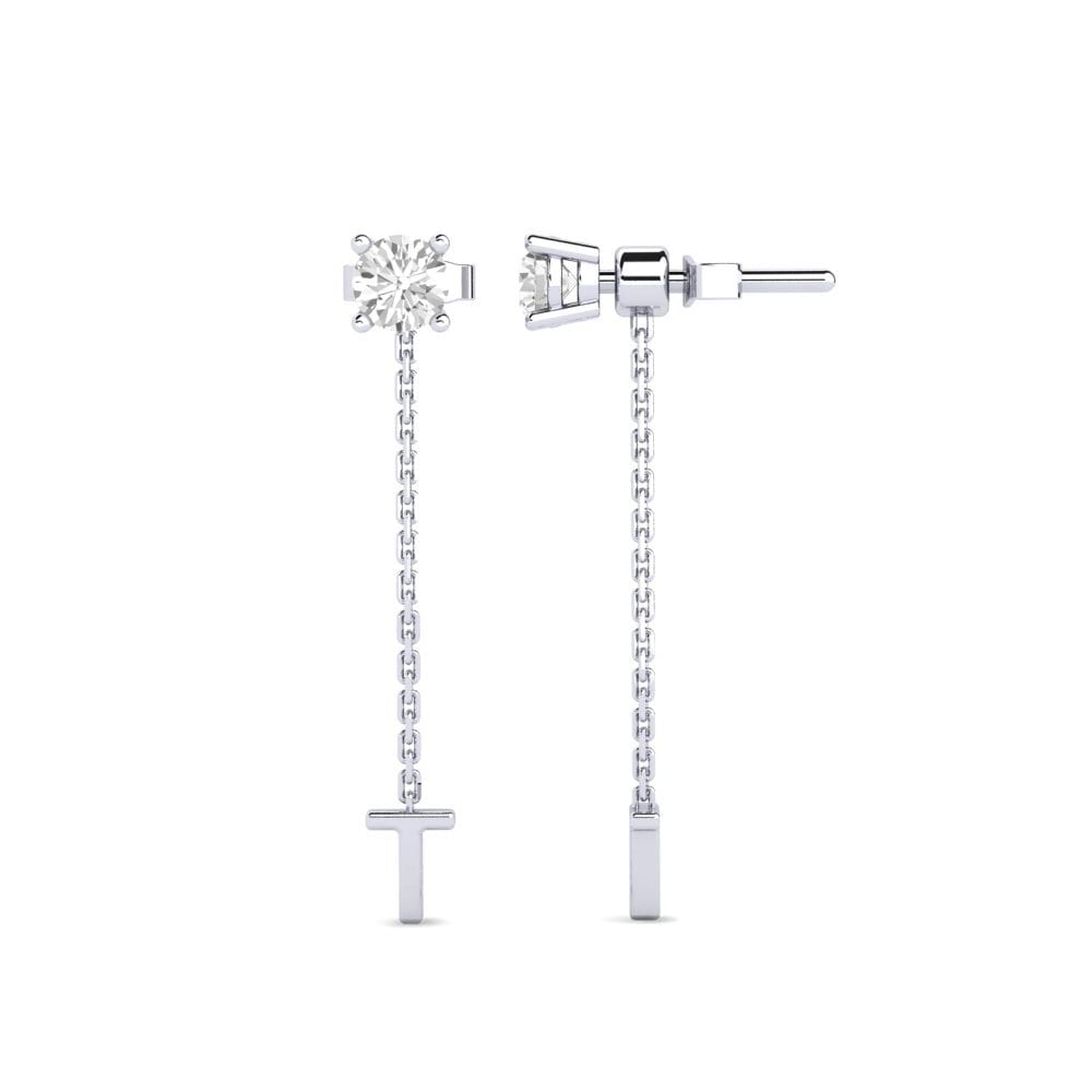 White sapphire Women's Earring Aundrea T
