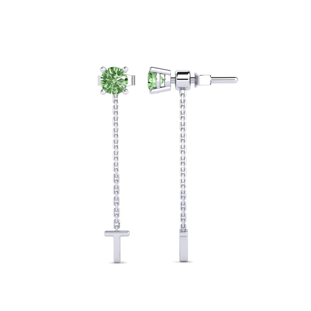 Green Diamond Women's Earring Aundrea T