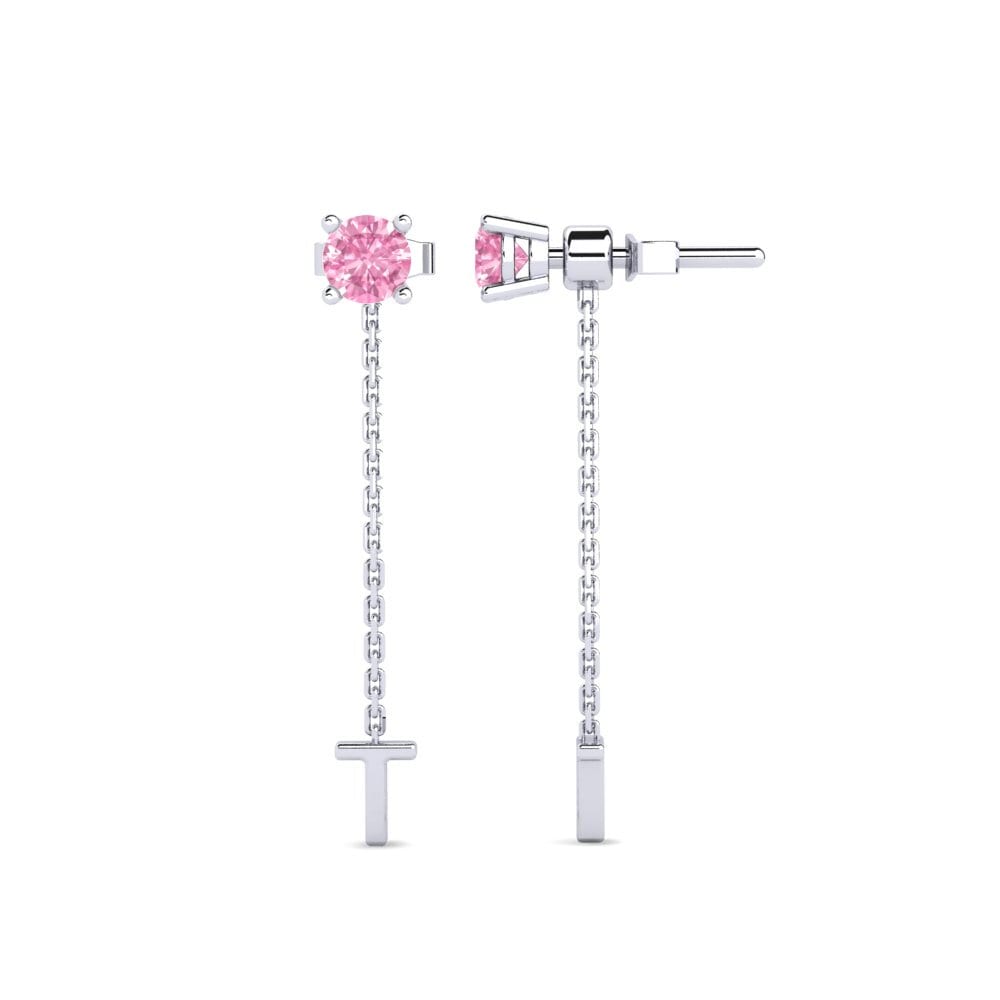 Pink Sapphire Women's Earring Aundrea T