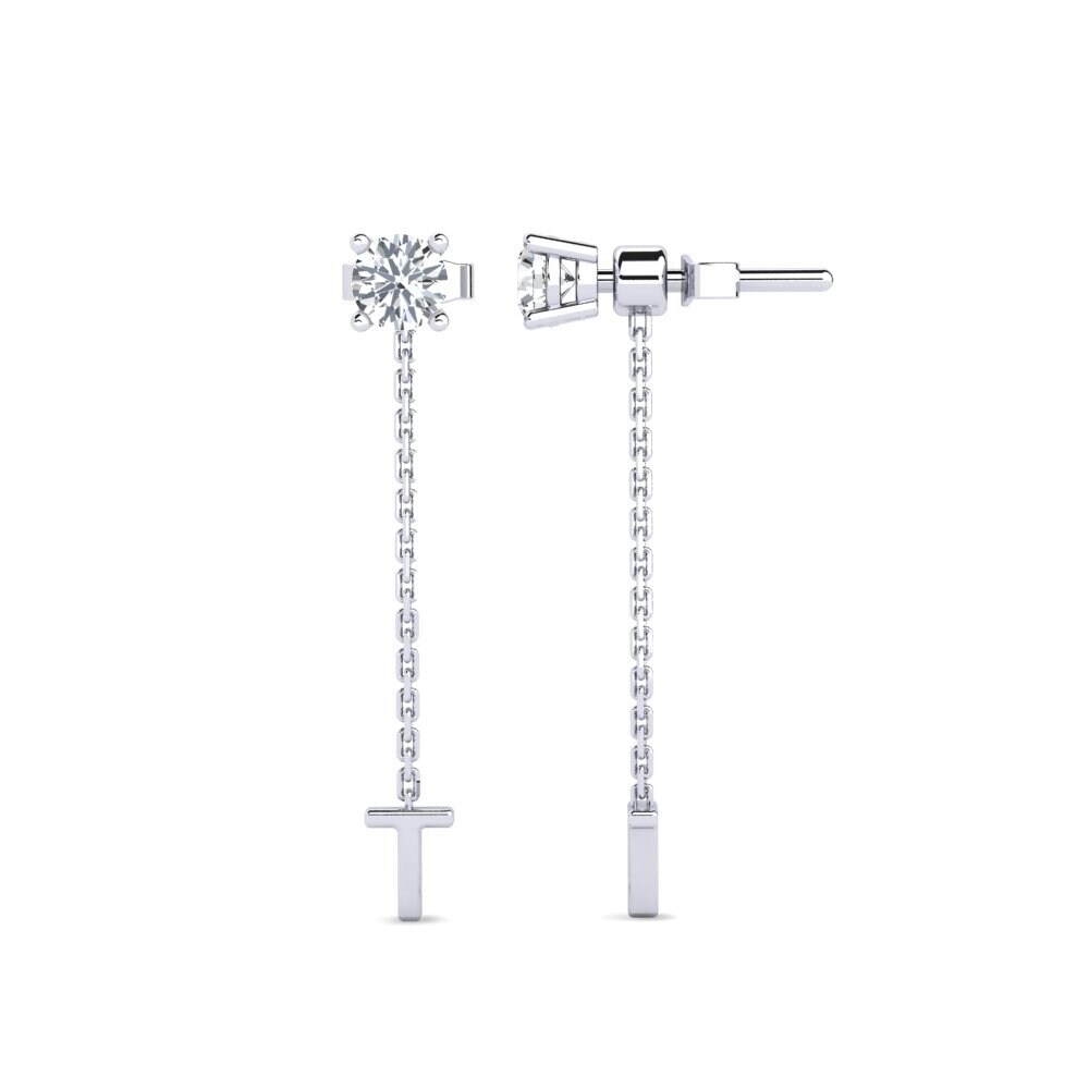 White Zircon Women's Earring Aundrea T