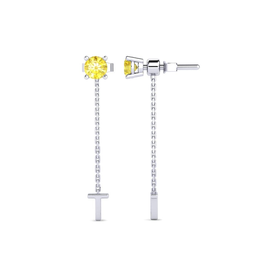 Yellow Sapphire Women's Earring Aundrea T
